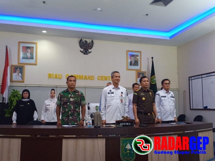 Pemprov Riau Ikuti Rakor Pengendalian Inflasi Bersama Mendagri